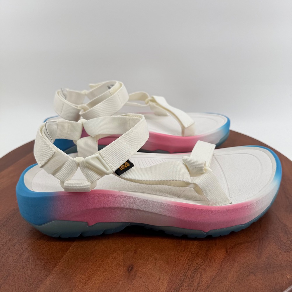 Teva Hurricane XLT2 Ampsole Brite White Pink Blue Ombre Sandals 1134356 Women 11